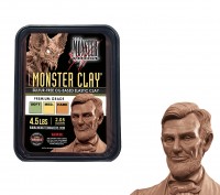 Skulptuurne plastiliin, Monster Clay Brown-Soft (pehme) 2,05 kg