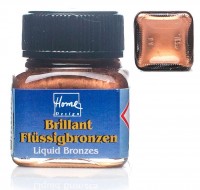 Metallikvärv lahusti baasil. 20ml Vask