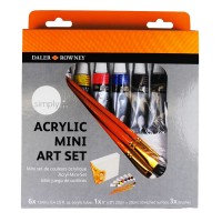 Akrüülkomplekt "Simply" MINI  Daler-Rowney