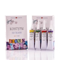 Kontuuri Komplekt Kangale Värviline Decola 4X18Ml.