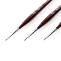 Pintslid küünetehnikutele, Dots Brush From Siberian Kolinsky Hair