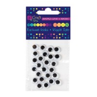 Kleebitavad Silmad,10Mm, 24 Tk Dp Craft