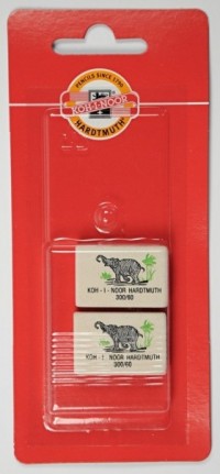 Kustutuskumm pliiatsile  300/60  k-t  2tk Koh-I-Noor