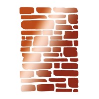 Sabloon M Cm. 30X44 Big Bricks