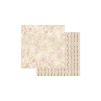 Scrapbookingu paber 30x30   - Pink Buttercup with writing