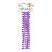Quillingu Ribad Sakilise Servaga - Purple, 12 Pcs