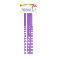 Quillingu Ribad Sakilise Servaga - Purple, 12 Pc