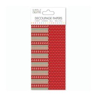 Simply Creative Decoupage Paper  Stag Stripe