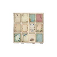 Scrapbookingu paber 30x30 cm-190gsm, -Primavera- Cards 2
