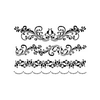 Sabloon 21X29.7Cm Volutes