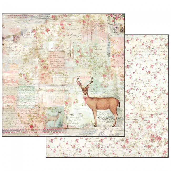 Double Face Paper Wonderland butterflies and unico