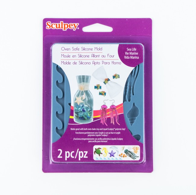 Scupley Silicone Bakeable Mold -- Sea Life - NEW! 