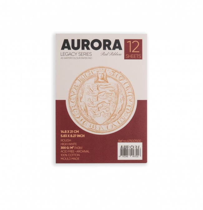 Акварельный альбом AURORA Red Ribbon A5, 300gr    