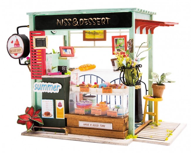 Миниатюрный домик Roombox "Ice cream station"     