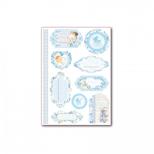 Labels A5 -   Baby Light Blue