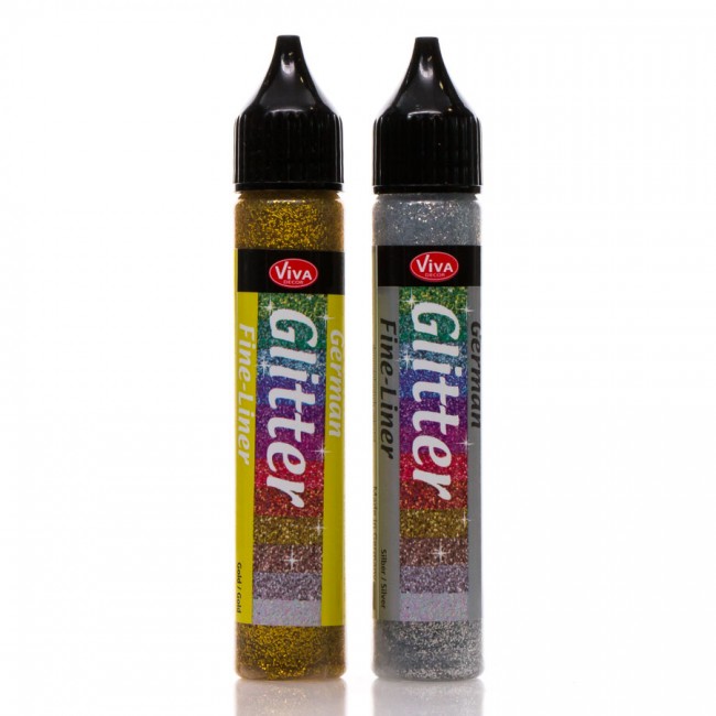 German Glitter 28Ml 2Шт. В Комплекте Gold/Silver