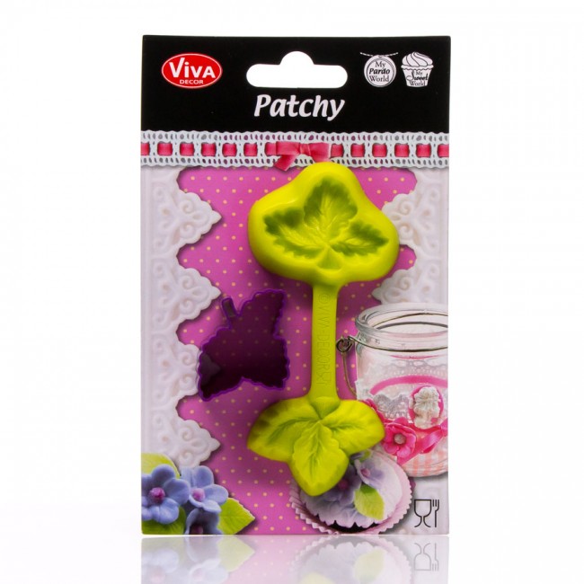 Силиконовая Форма  Strawberry Leave With Cutter