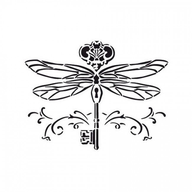 Шаблон A3 "Golden Key/Dragonfly"                  