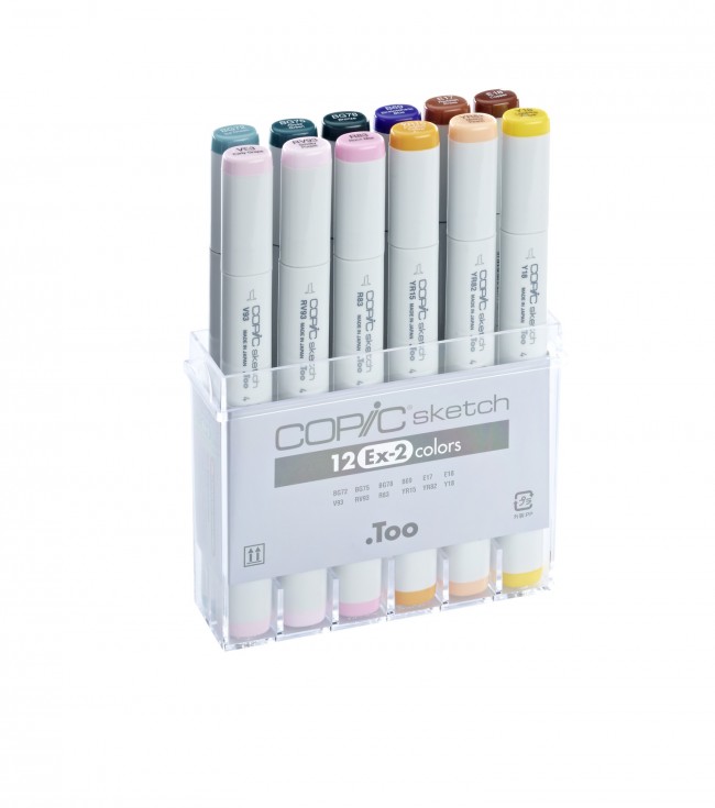 Copic Sketch набор 12штEX-2