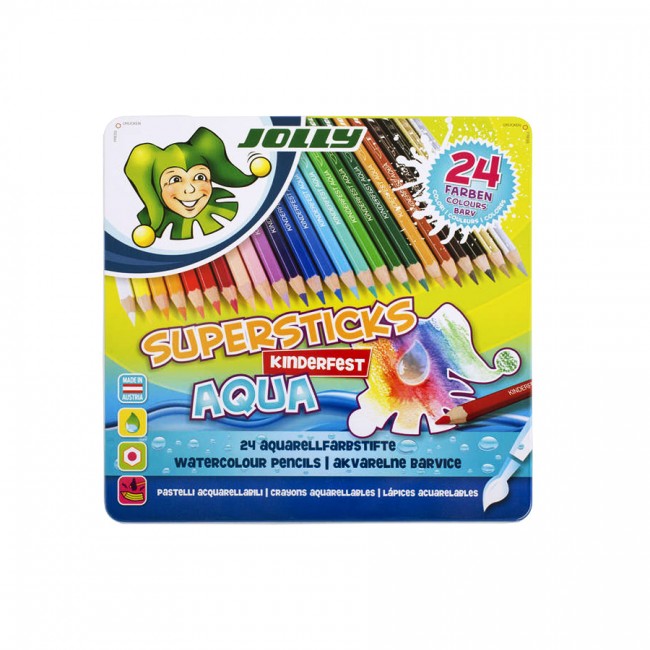 Jolly "Superstick Kinderfest Aqua", 24 Цвета/Метал
