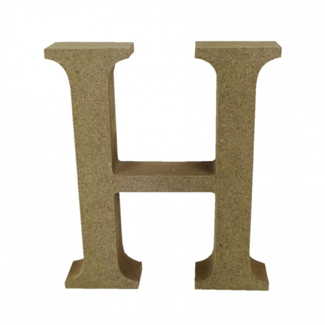 Mdf Letter Blank  H