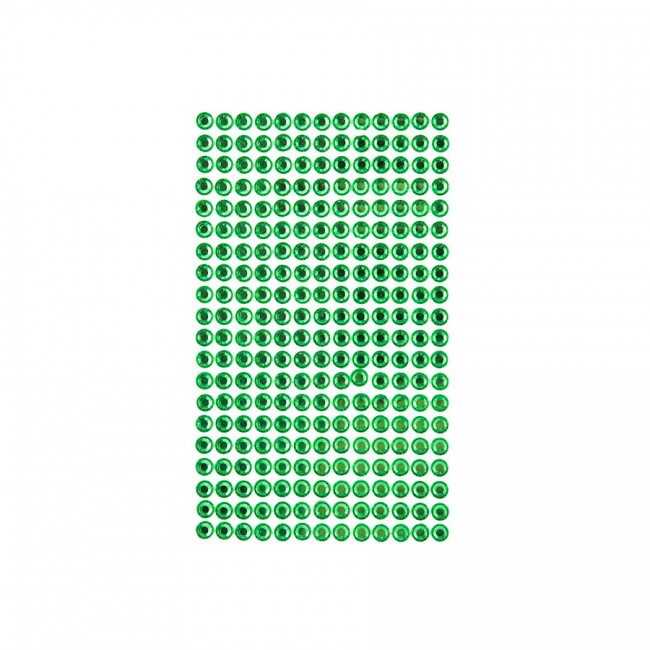 Самоклеящиеся Кристалы 6Mm, 260 Шт. Light Green