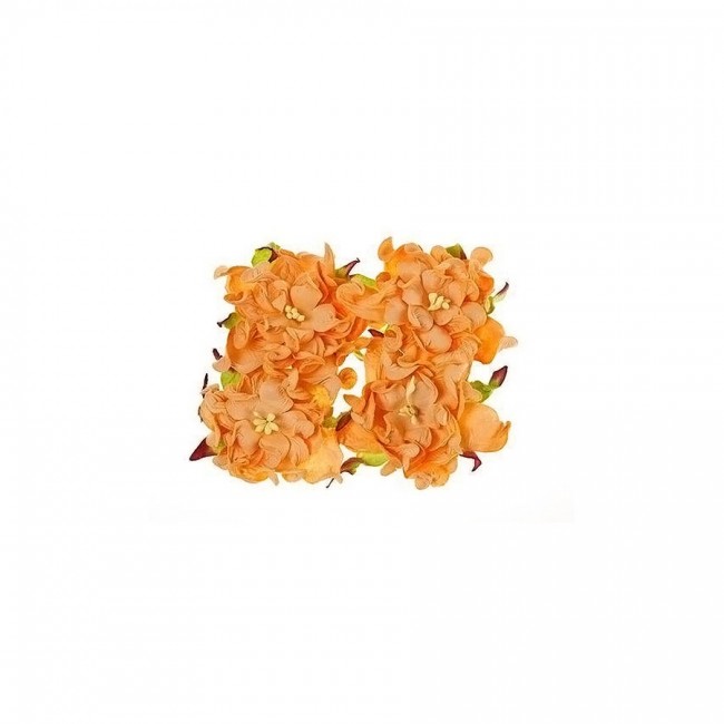 Gardenia 7Cm 4 Pcs In A Pack Peach
