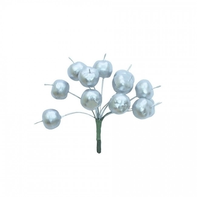 Apples, Silver, 12 Pcs