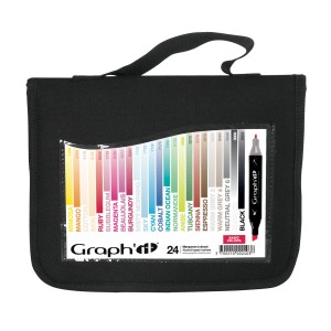 Комплект маркеров GRAPH'IT из 24 шт. - Basic