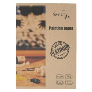 Painting paper "Platinum" in folder"SMLT" A4, 20 l