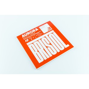 Альбом Бристоль AURORA, 20л 18x18см, 300gr Гладкая