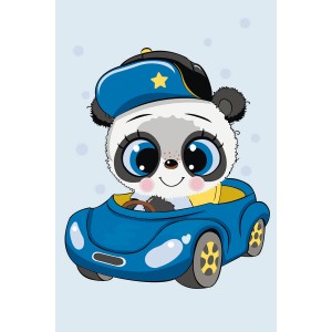 Painting by numbers:: "Little Panda"              