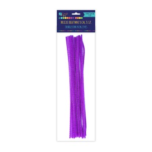 Шенильная Проволка 30См, Фиолетовый,25 Шт