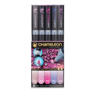 Набор маркеров Chameleon Floral Tones, растительные тона 5 шт