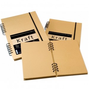 Sketch Book "Kraft Paper", 120g/m2, DIN A4 80 shee