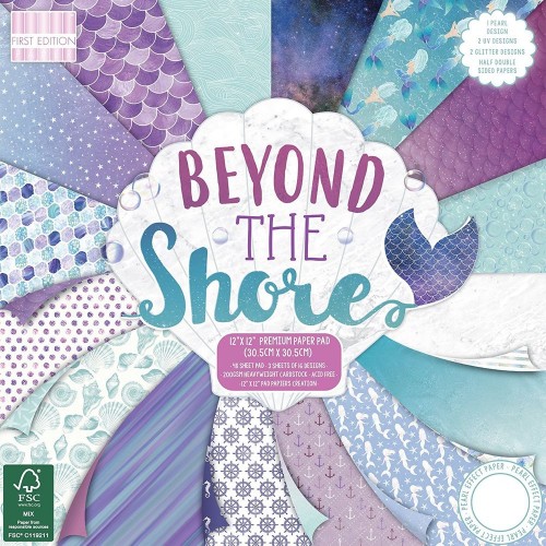 First Edition FSC 12x12 Beyond the Shore Paper Pad