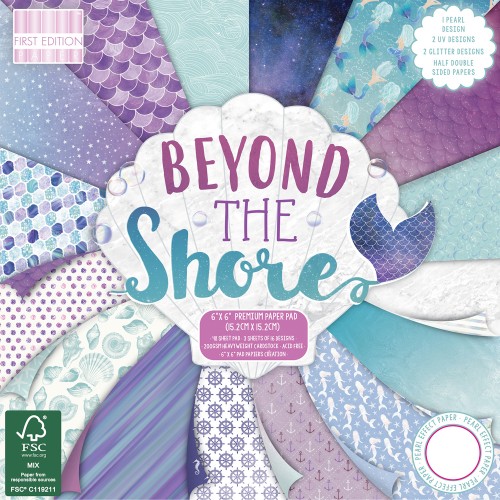 First Edition FSC 8x8 Beyond the Shore Paper Pad