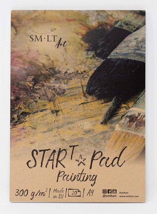 Painting pad  START "SMLT" A4, 20 lh,300gsm       
