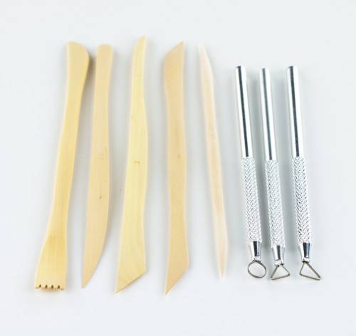 Mini tool set:5 wooden reamer and 3 aluminium stick