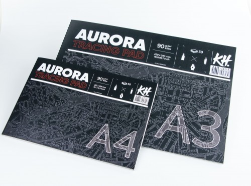 Калька в альбоме AURORA А3 90гр, 50л              