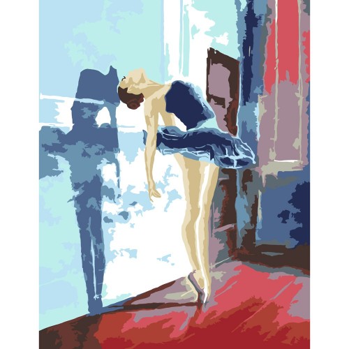 Набор живопись по номерам „Балерина" (35x45cm)