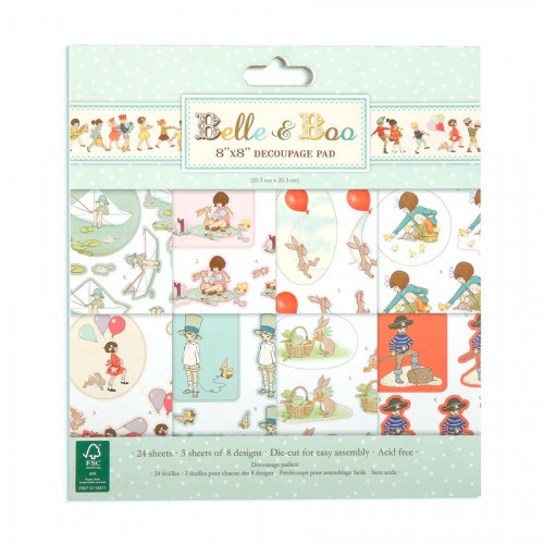 Belle And Boo Decoupage Pad