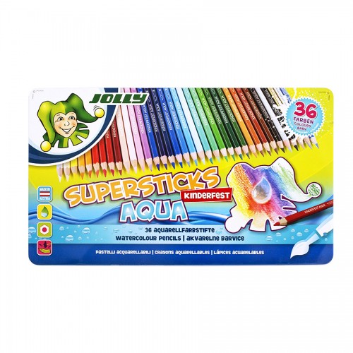 Jolly "Superstick Kinderfest Aqua", 36 Цветов/Мета