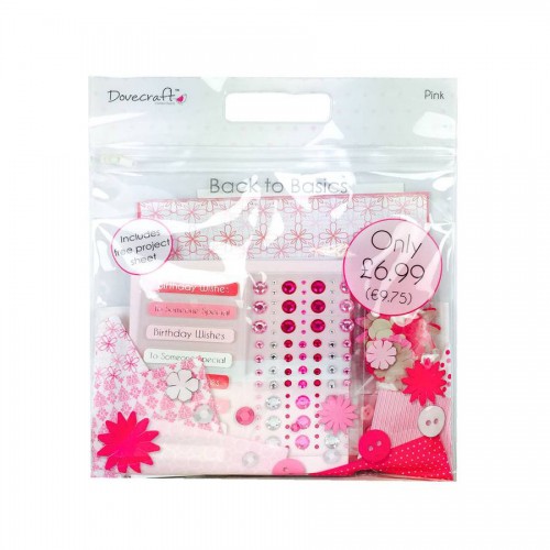 Dovecraft Back To Basics Goody Bag  Pink