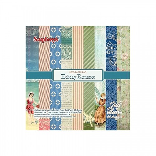Paper Collection Set Holiday Romance (6*6-190GSM),