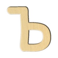 Заготовка Дер. 181 "Буква Ъ (Рус.)" 6,8Х7 См