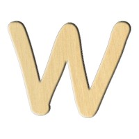 Заготовка Дер. 245 "Буква W (Анг.)" 8,9Х7 См