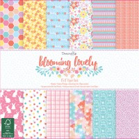 Набор бумаги для скрапбукинга,20х20см,Dovecraft Bl