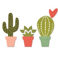 -50% Thinlits Die Set 6PK Cacti by Debi Potter