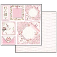 Double Face Paper Baby Girl cards